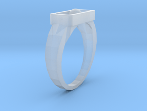 Ring N004 in Clear Ultra Fine Detail Plastic