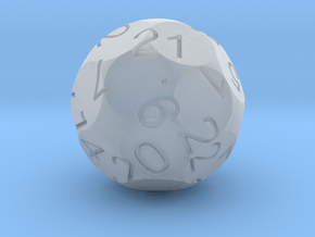 Alt D24 Sphere Dice in Clear Ultra Fine Detail Plastic