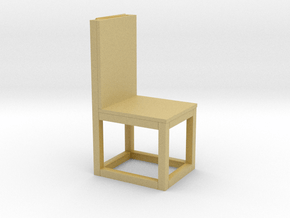 chair print 3d in Tan Fine Detail Plastic