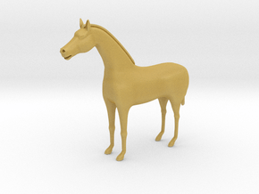 horse in Tan Fine Detail Plastic