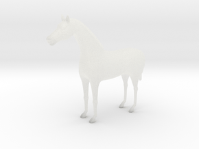 horse in Clear Ultra Fine Detail Plastic