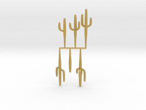Z Scale Saguaro Collection 01 in Tan Fine Detail Plastic