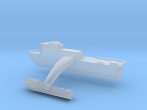 Swift Boat Cufflinks (Pair) in Clear Ultra Fine Detail Plastic