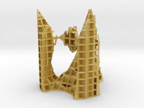 architekton with A2 and 2 - A1 singularities [XYZ] in Tan Fine Detail Plastic