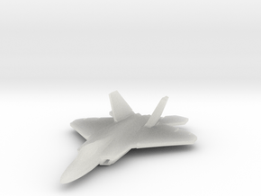 F-22 Raptor (large) in Clear Ultra Fine Detail Plastic