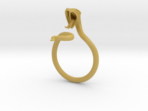 Ring Snake S7(17 3) in Tan Fine Detail Plastic