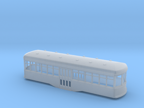 N scale Short trolley centre entrance  in Clear Ultra Fine Detail Plastic