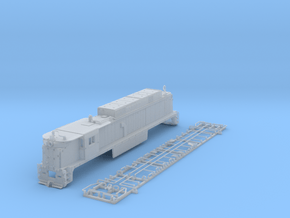 NE3303 N scale E33 loco - Virginian / N&W in Clear Ultra Fine Detail Plastic
