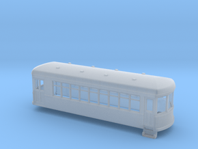 N gauge short trolley -  combine no1 in Clear Ultra Fine Detail Plastic