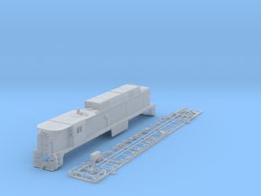 NE3304 N scale E33 loco - Penn Central / Conrail in Clear Ultra Fine Detail Plastic