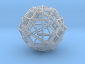 Polyhedral Sculpture #23 in Clear Ultra Fine Detail Plastic