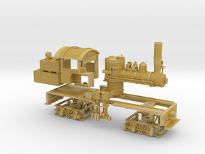 HO Scale Mich Cal Shay in Tan Fine Detail Plastic