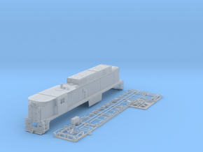 TTE3302 TT scale E33 loco - Conrail 4608 in Clear Ultra Fine Detail Plastic