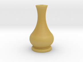 Flower vase 1 in Tan Fine Detail Plastic