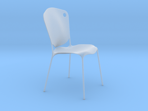 chair dot (1:8) in Clear Ultra Fine Detail Plastic