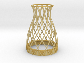 Vase Topper for Bonne Maman Jar in Tan Fine Detail Plastic