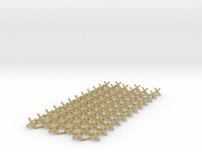 1/300 Hedgehog antitank obstacles x 72 in Tan Fine Detail Plastic