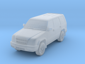 1:160 Isuzu Trooper in Clear Ultra Fine Detail Plastic