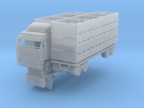 1:87 truck and trailer in Clear Ultra Fine Detail Plastic