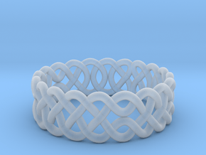 Celtic Ring - 16mm ⌀ in Clear Ultra Fine Detail Plastic