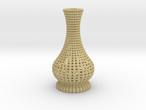 Candle light holder (Decorative) in Tan Fine Detail Plastic