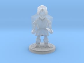 young adventurer trophy in Clear Ultra Fine Detail Plastic