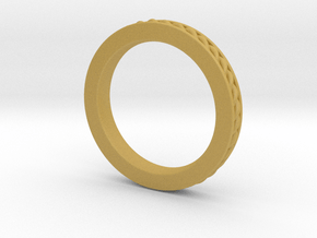 stackable band size 6 in Tan Fine Detail Plastic