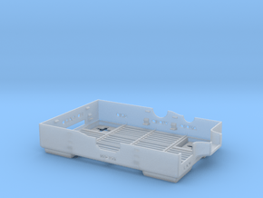 Raspberry Pi B case - bottom in Clear Ultra Fine Detail Plastic