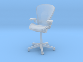 Miniature 1:12 Aeron Chair in Clear Ultra Fine Detail Plastic