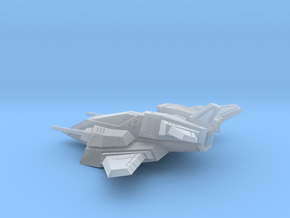 Space ship 02 in Clear Ultra Fine Detail Plastic