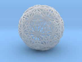 Flexible Sphere_d1 in Clear Ultra Fine Detail Plastic
