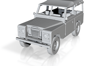 1:87 Land Rover in Clear Ultra Fine Detail Plastic