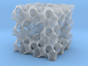 Gyroid-Mengersponge   in Clear Ultra Fine Detail Plastic