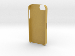 iPhone 5 Cover in Tan Fine Detail Plastic