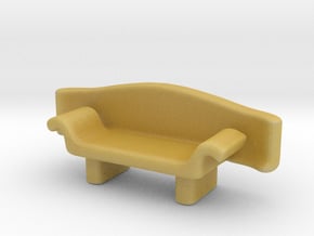 Couch No. 5 in Tan Fine Detail Plastic