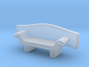 Couch No. 5 in Clear Ultra Fine Detail Plastic