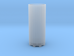 Adapter for Glass Vials v 1 in Clear Ultra Fine Detail Plastic