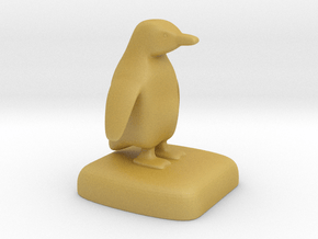 Penguin in Tan Fine Detail Plastic