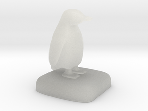Penguin in Clear Ultra Fine Detail Plastic