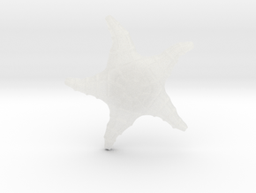 Starfish in Clear Ultra Fine Detail Plastic