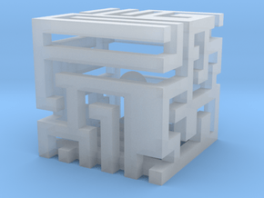 cube_05 in Clear Ultra Fine Detail Plastic