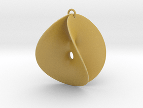 Chen-Gackstatter Thayer Surface Earring in Tan Fine Detail Plastic