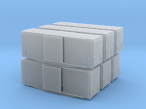  Z Scale high cube 40 x6 in Clear Ultra Fine Detail Plastic