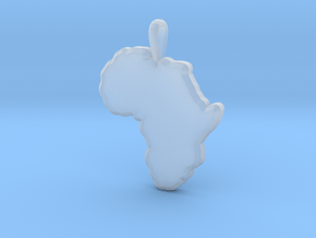 Mapa Mudo de Africa in Clear Ultra Fine Detail Plastic