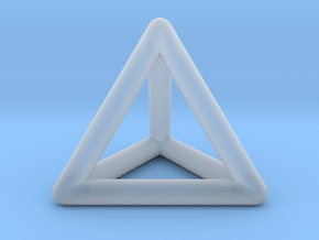 Tetrahedron in Clear Ultra Fine Detail Plastic