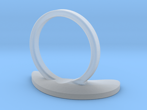 Ameba Ring D16.5 in Clear Ultra Fine Detail Plastic