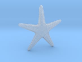 Starfish Pendant in Clear Ultra Fine Detail Plastic