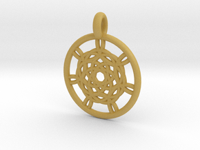 Harpalyke pendant in Tan Fine Detail Plastic