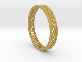 Celtic Ring MKII in Tan Fine Detail Plastic