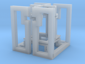 cube_17 in Clear Ultra Fine Detail Plastic